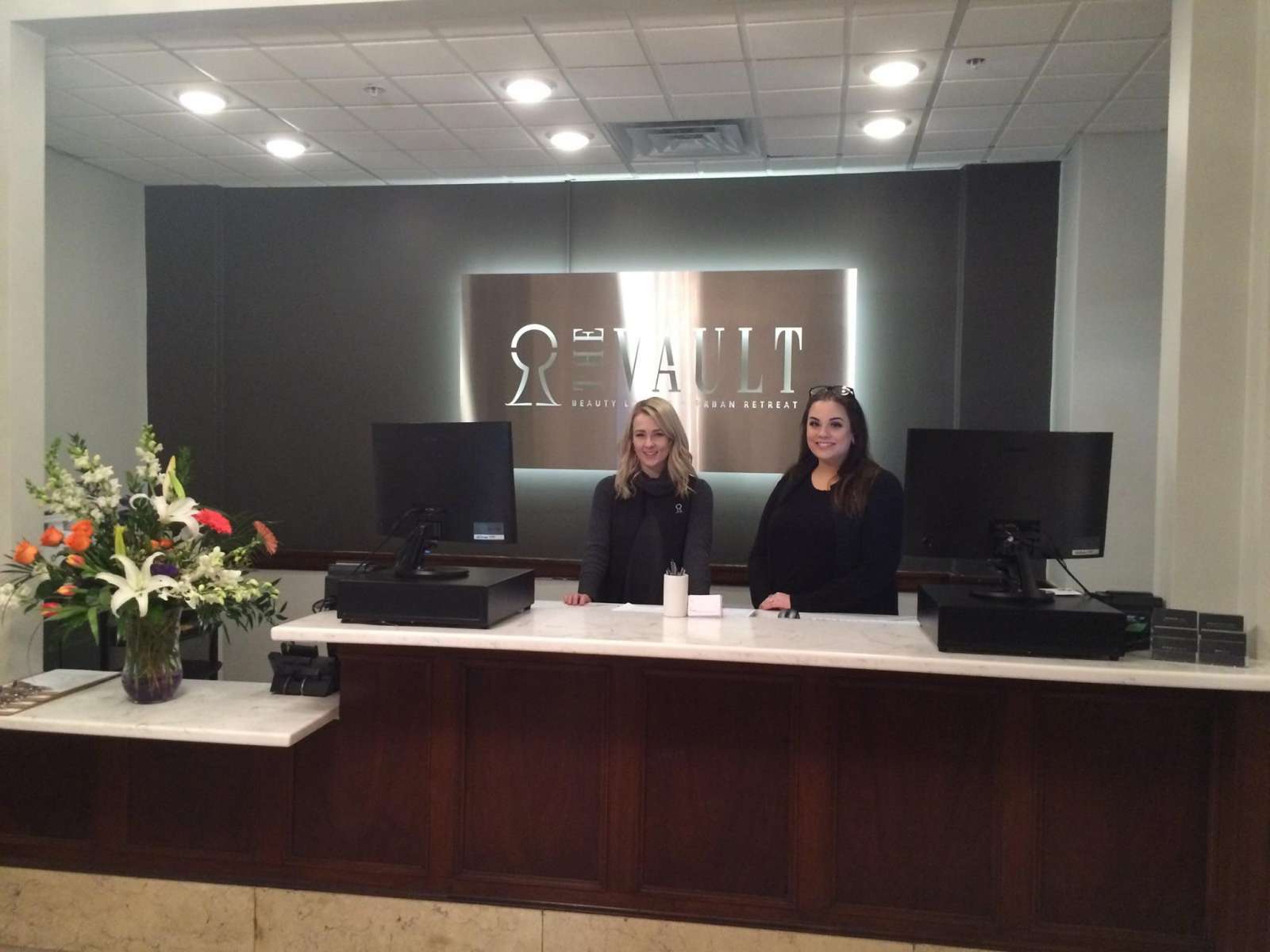 photo of the vault front desk